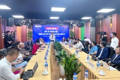 Vue du colloque sur la protection des marques dans un monde en pleine mutation, à Hanoi, le 28 mai. Photo: daibieunhandan.vn