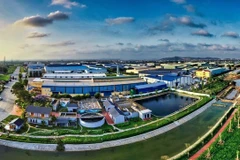 Le parc industriel de Nam Câu Kiên à Hai Phong. La conversion au modèle de parc éco-industriel a apporté des avantages économiques, sociaux et environnementaux. Photo: vngreen.vn