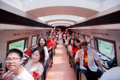Dans le Train de Hanoi. Photo: VGP