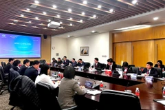 Vue d’ensemble de la séance de travail, tenue en marge de la réunion des vice-ministres des Finances et des vice-gouverneurs de l’APEC 2026 à Shanghai, en Chine. Photo : ministère des Finances