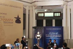 La statue en bronze de la déesse Durga, datant de la culture Champa, est conservée au Musée national d’histoire du Vietnam. Photo : VNA