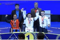 Lê Van Công remporte la médaille d’argent à l’Open de para-powerlifting Asie-Océanie 2026. Photo : Sports vietnamiens