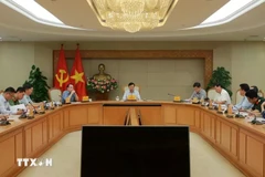 Vue de la réunion du Comité national de sécurité de l’aviation civile, à Hanoi, le 5 juin. Photo : VNA