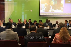 Le vice-ministre vietnamien de l’Agriculture et de l’Environnement, Nguyên Hoàng Hiêp, lors de la séance, à Genève, en Suisse, le 4 juin. Photo : VNA