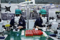Les produits électroniques, ordinateurs et composants, sont en tête des exportations. Photo: VNA