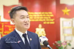 Thongly Sisoulith, secrétaire du Comité central de l’Union de la jeunesse révolutionnaire du peuple lao. Photo : VNA