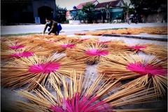 Produits d’encens naturel du village traditionnel de Bao Ân. Photo: suckhoedoisong.vn