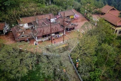 La pagode Hoa Yên, construite sous le règne des Ly (XIe siècle), est la pagode principale de Yên Tu. Photo: VNA