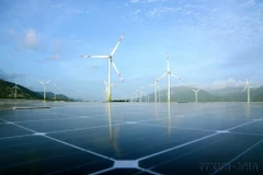Centrale éolienne et solaire dans le district de Thuân Bac, province de Ninh Thuân (Centre). Les activités de fusions et acquisitions sont florissantes dans le secteur des énergies renouvenables. Photo : VNA