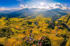 Les rizières de Bat Xat forment un décor naturel parmi les plus impressionnants d'Asie. 