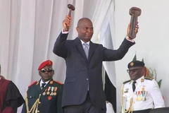 Daniel Chapo prête serment comme président du Mozambique dans la capitale, Maputo. Photo: Xinhua