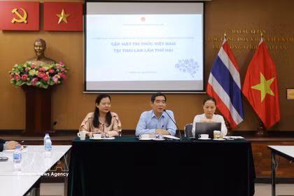 La deuxième édition de la rencontre des intellectuels vietnamiens résidant en Thaïlande. Photo: VNA