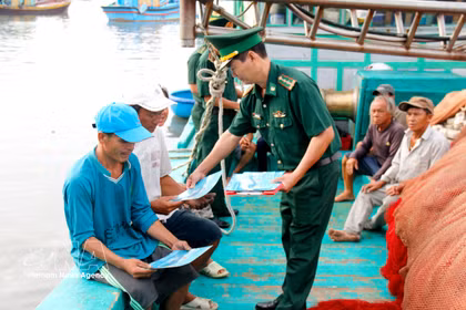 Lam Dong lance une campagne de contrôle renforcé visant à intensifier la surveillance des activités maritimes, à réviser l’ensemble des registres de données et à sanctionner avec la plus grande fermeté toute infraction constatée. Photo: VNA