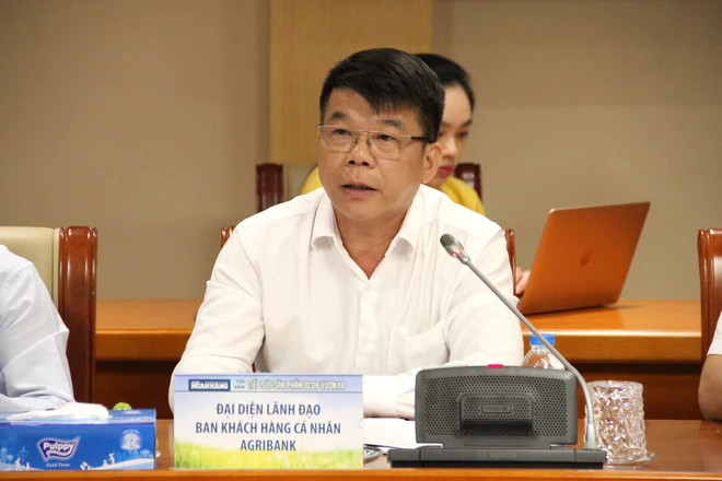 Chu Ngoc Quy, directeur adjoint de la division des clients particuliers de la Banque vietnamienne de l'agriculture et du développement rural (Agribank). Photo: VietnamPlus ocop-4-744.jpg