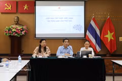 La deuxième édition de la rencontre des intellectuels vietnamiens résidant en Thaïlande. Photo: VNA