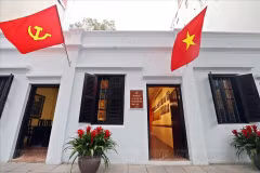 La maison n°5D de la rue Ham Long, à Hanoï, est une « adresse rouge » hautement symbolique. Photo: VI