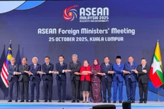 Les déluégués à la Conférence des ministres des Affaires étrangères de l'ASEAN. Photo: VNA