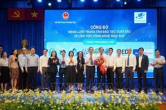 L'annonce de la création de six réseaux de centres de formation d’excellence dédiés aux technologies de l’industrie 4.0. Photo: VNA