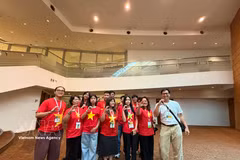 La délégation vietnamienne participe à l'Asian Science Camp 2026. Photo: VNA