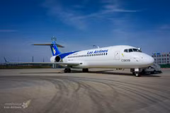 Un avion Comac de Lao Airlines. Photo : Lao Airlines 