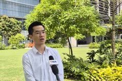 Le docteur Ha Son Tung de l’Agence pour la science, la technologie et la recherche (A*STAR) répond à une interview de l'Agence vietnamienne d'information. Photo: VNA