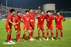 C'est la sixième participation consécutive de l'équipe U23 du Vietnam à la phase finale de la Coupe d'Asie U23. Photo: VNA