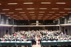 Plus de 120 jeunes et étudiants vietnamiens participent au 11e Festival des jeunes et étudiants vietnamiens en Europe. Photo: VNA