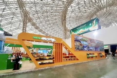 Le pavillon de Hai Phong à la Foire d’Automne 2025. Photo: VNA
