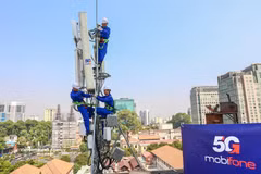 La 5G s’intègre progressivement dans la vie quotidienne au Vietnam. Photo: VNA