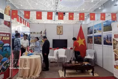 Le stand du Vietnam lors de la 57e édition de la Foire internationale d’Alger. Photo: VNA