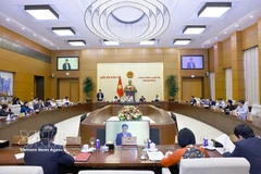 Panorama de la 55e réunion du Comité permanent de l’Assemblée nationale, le 2 mars à Hanoï. Photo: VNA