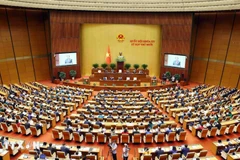 Ouverture de la 10e session de la 15e Assemblée nationale du Vietnam. Photo: VNA