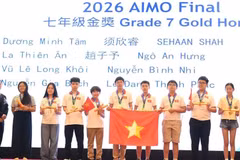 La délégation vietnamienne remporte plus de 200 distinctions lors de l'AIMO 2026. Photo : comité d'organisation
