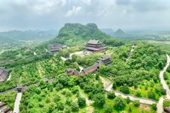 La pagode Bai Dinh est célèbre pour ses nombreux records asiatiques et vietnamiens. Photo: VNA