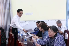 Consultation des pêcheurs sur deux projets de résolution majeurs à l’horizon 2030. Photo: VNA