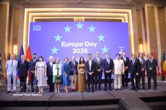 Des délégués participent à la célébration de la Journée de l’Europe 2026. Photo: VNA 