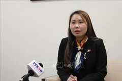 Mme Le Thuong, présidente de l’Association des Vietnamiens de la région du Kansai. Photo: VNA