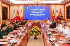 Panorama du 5ᵉ Dialogue sur la politique de défense entre le Vietnam et l'Italie. Photo: VNA