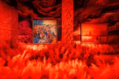 Des espaces immersifs uniques, disponibles uniquement à l'exposition Van Gogh Timeless. Photo: comité d'organisation