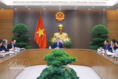 Entretien téléphonique entre le Premier ministre Le Minh Hung et son homologue néo-zélandais Christopher Luxon. Photo: VNA
