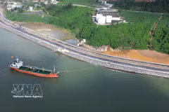 La construction du port de Lien Chieu est accélérée pour une mise en opération rapide. Photo: VNA