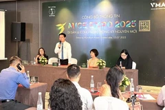 Le président de la VMA, Nguyên Duc Anh, s'exprime lors du point presse, le 15 juillet à Hanoï. Photo: VNA
