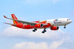 Un avion de la compagnie Vietjet. Photo: VNA