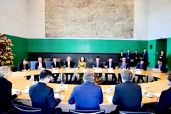 Entretien entre la vice-présidente du Vietnam, Vo Thi Anh Xuân, et le président du Bundesrat (Conseil fédéral allemand), Bodo Ramelow. Photo: VNA