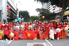 Un grand nombre de Vietnamiens résidant en Malaisie ont assisté à l'événement à Kuala Lumpur. Photo : Vien Luyen/VNA