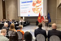 Des délégués participent à l'événement. Photo: VNA