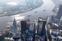 Une vue de Hô Chi Minh-Ville. Photo: VNA
