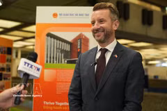 Layton Pike, vice-recteur de l’Université RMIT. Photo: VNA