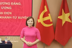La docteure Nguyen Thi Lan, présidente de l’Association des Vietnamiens à Chongqing et au Sichuan. Photo: VNA