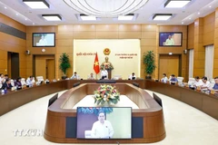 Une réunion du Comité permanent de l'Assemblée nationale. Photo: VNA